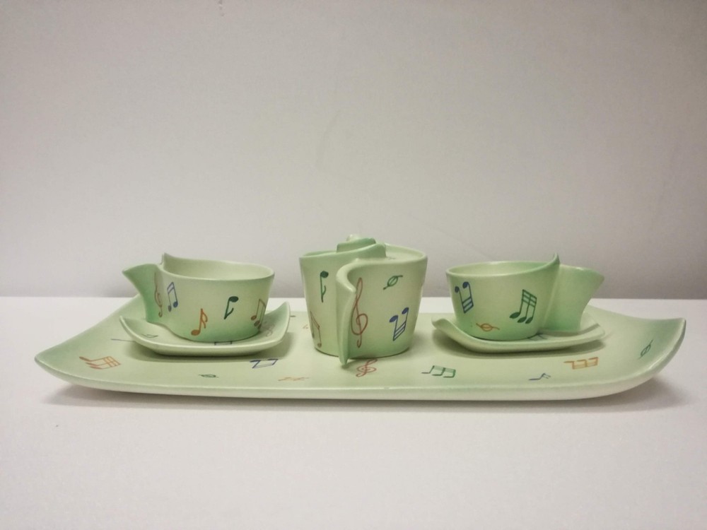 Ceramic Coffee Service Lenci Mario Sturani Music Published