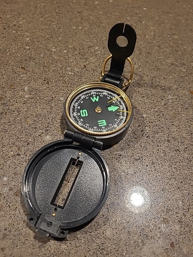 Vintage Working Academy Engineer Directional Compass