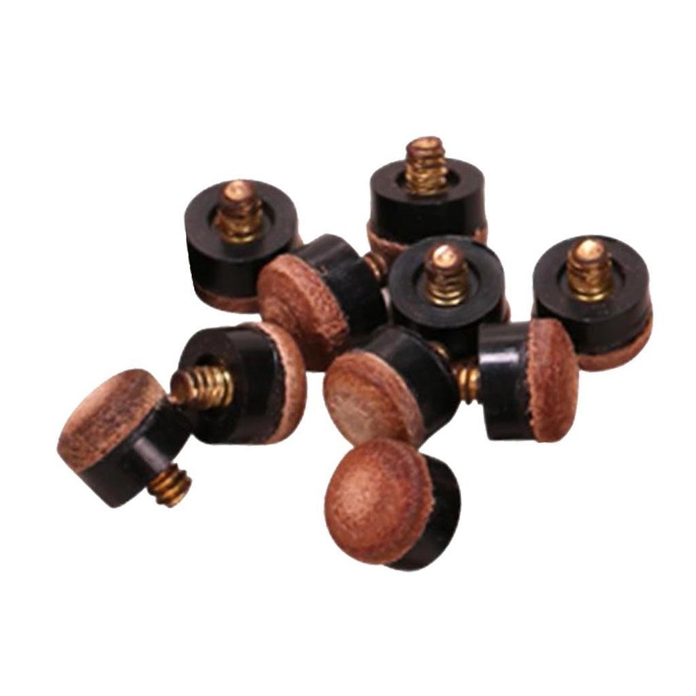 10pcs 12mm Billiards Screw-on Pool Replacement