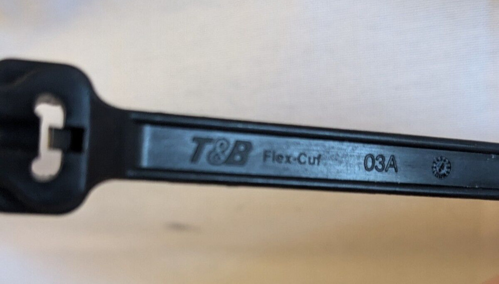 THOMAS/BETTS 22" FLEX CUT DISPOSABLE SINGLE USE CUFFS SINGLE LOOP RESTRAINTS
