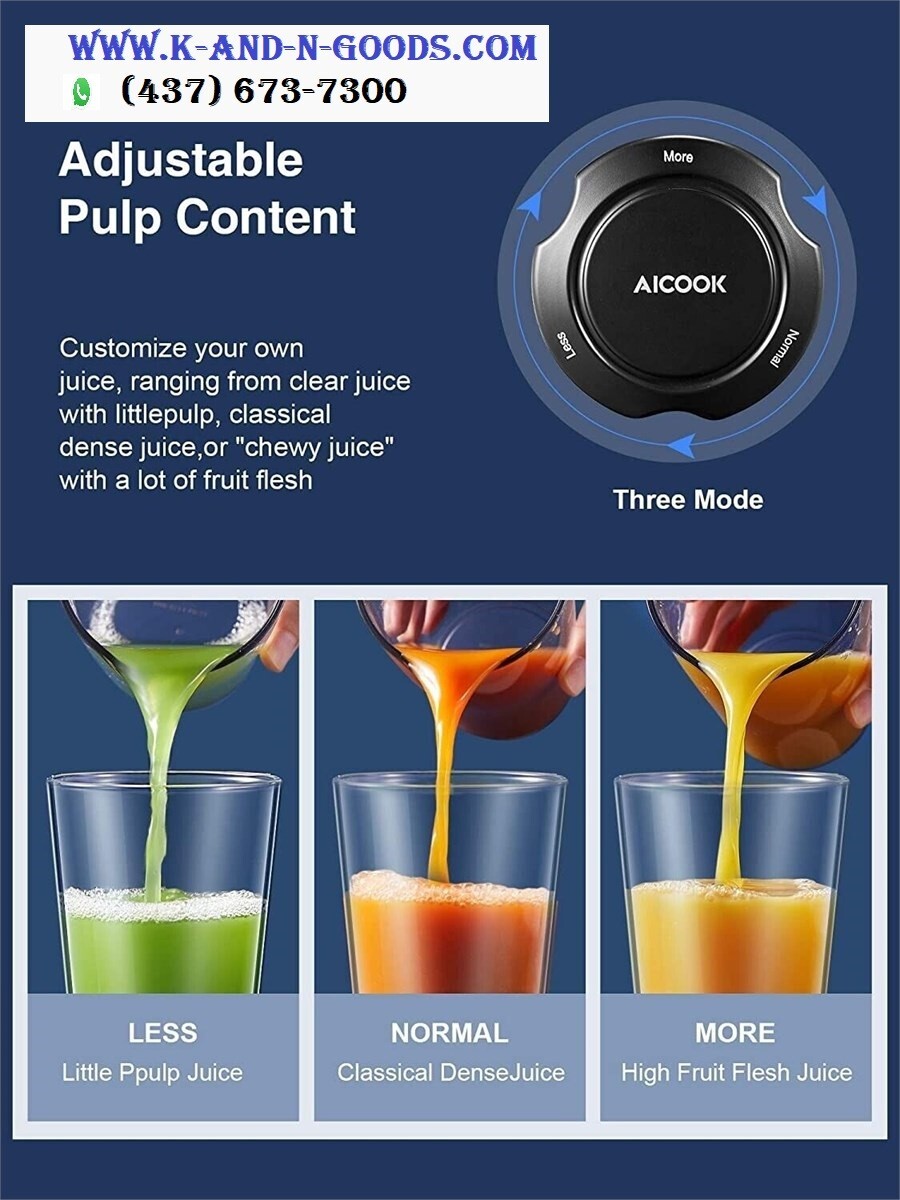 AICOOK JUICER COLD PRESS JUICER-NEW IN BOX-FREE SHIPPING CANADA WIDE