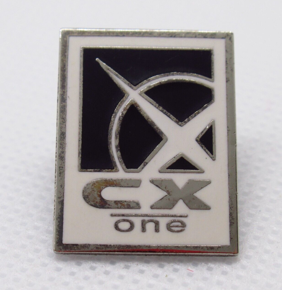 CXone Lapel Pin NICE Ltd Customer Software Logo Black White Silver