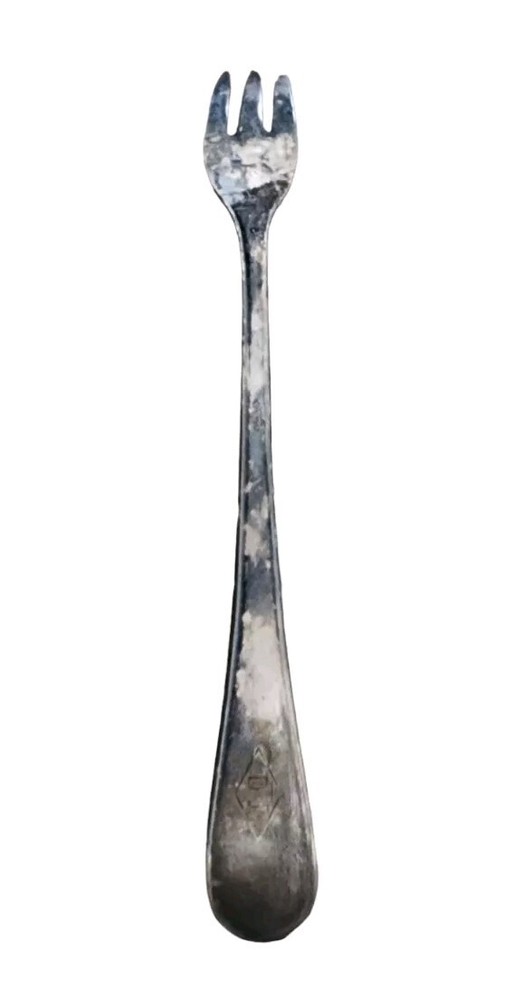 Vintage LS Co. Silver Plated D.S. Pickle Fork