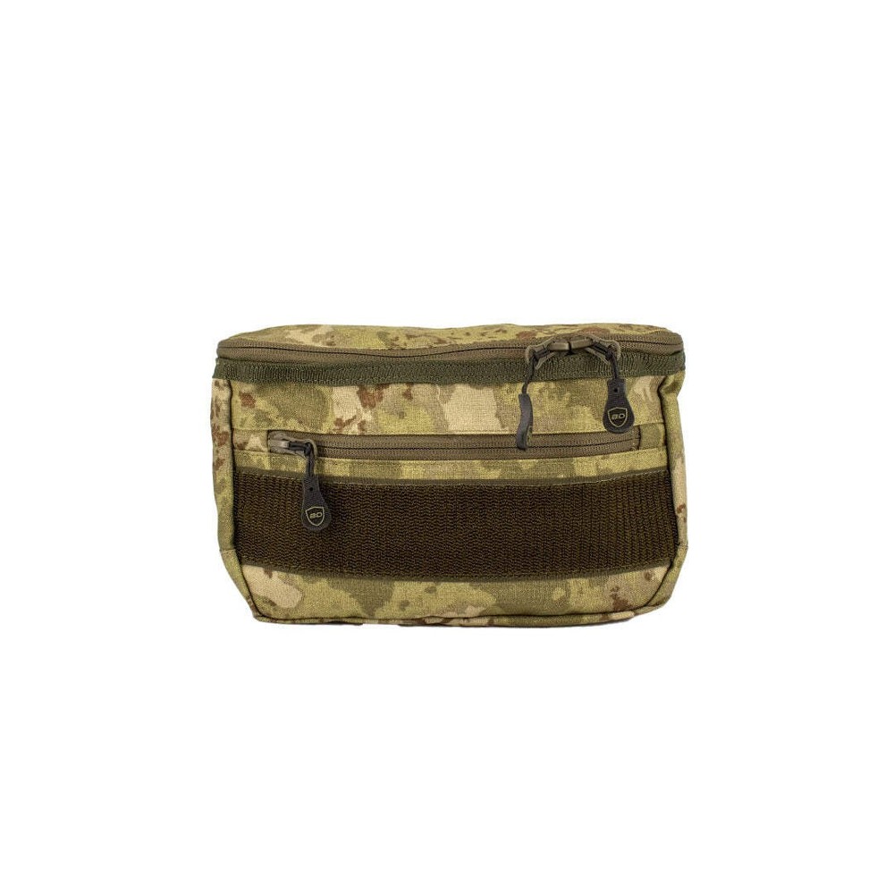 MOLLE Admin Kangaroo Pouch 600D Nylon Hook Loop Patch Panel Plate Carrier EDC