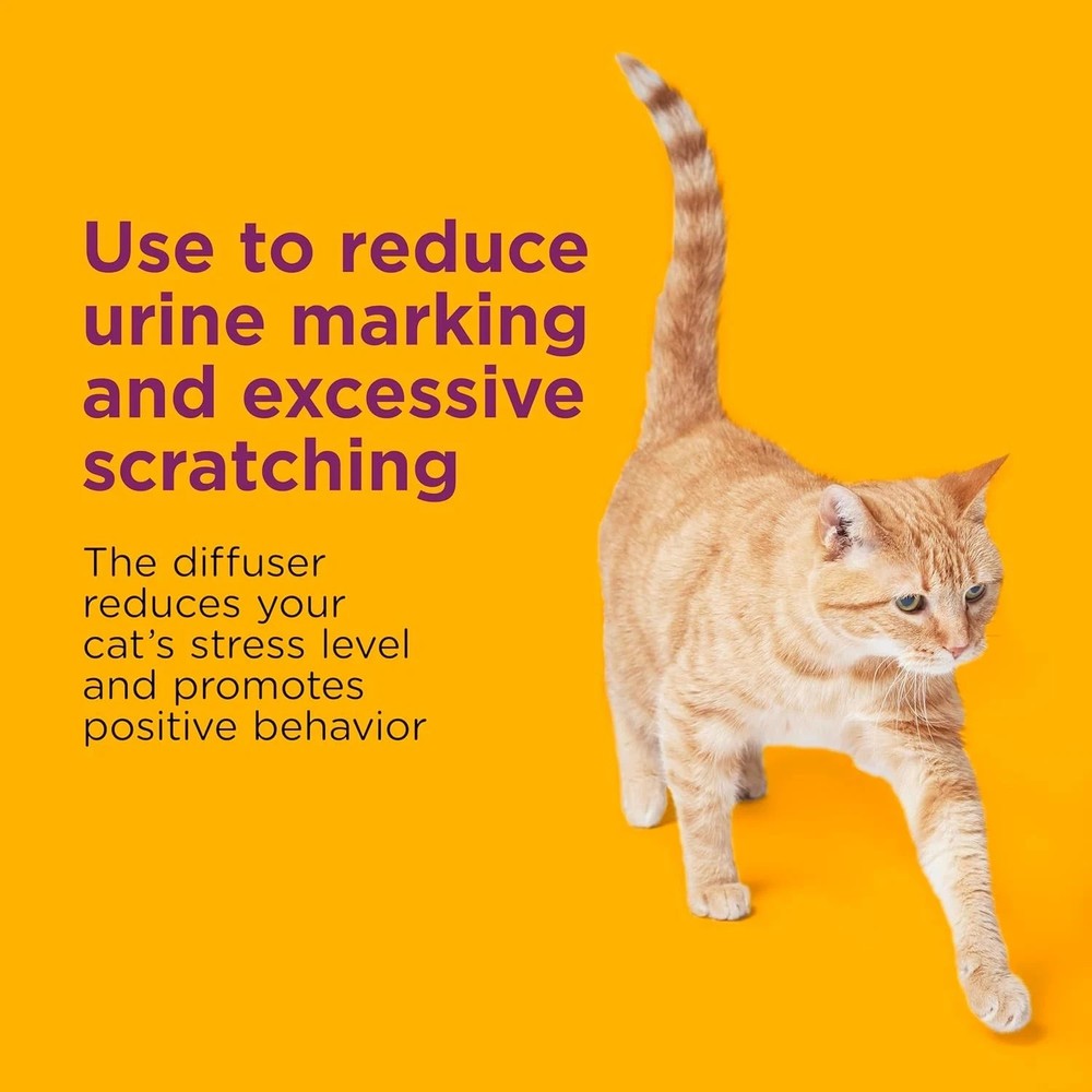 COMFORT ZONE MultiCat Diffuser 3 Refills Cat Calming Pheromones 3-PACK FREE!