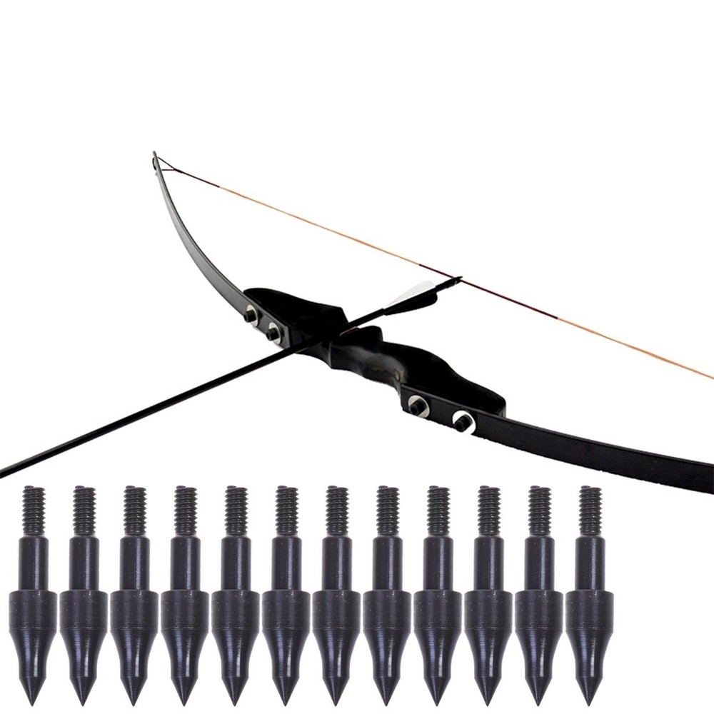 Cosmos 12 Pcs Screw-in Archery Bullet Points Arrow Tips Target...