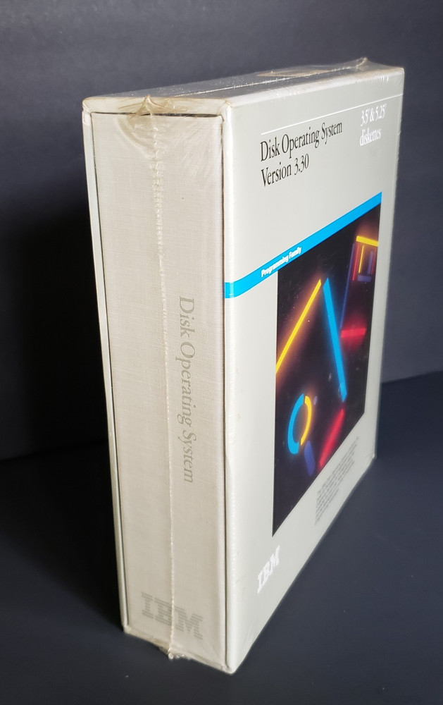 Disk Operating System IBM Sealed DOS Version 3.30 3.5"& 5.25" Diskettes 1987