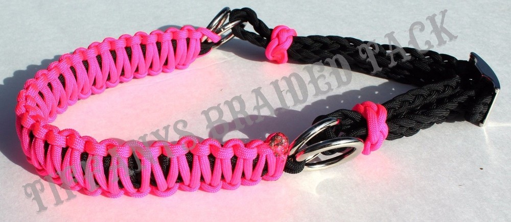 side pull hackamore attachment hot pink all size black or brown chinstrap