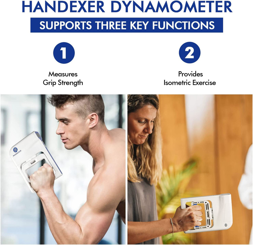 Digital Hand Dynamometer For Grip Strength Testing And Training NEW