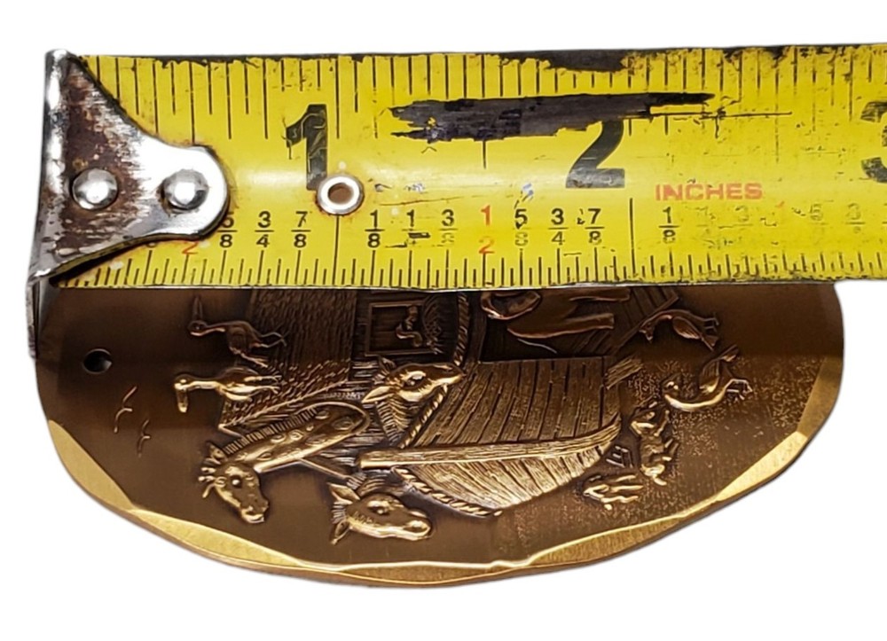 Wendell August Forge Solid Bronze Noah's Ark Christmas Ornament
