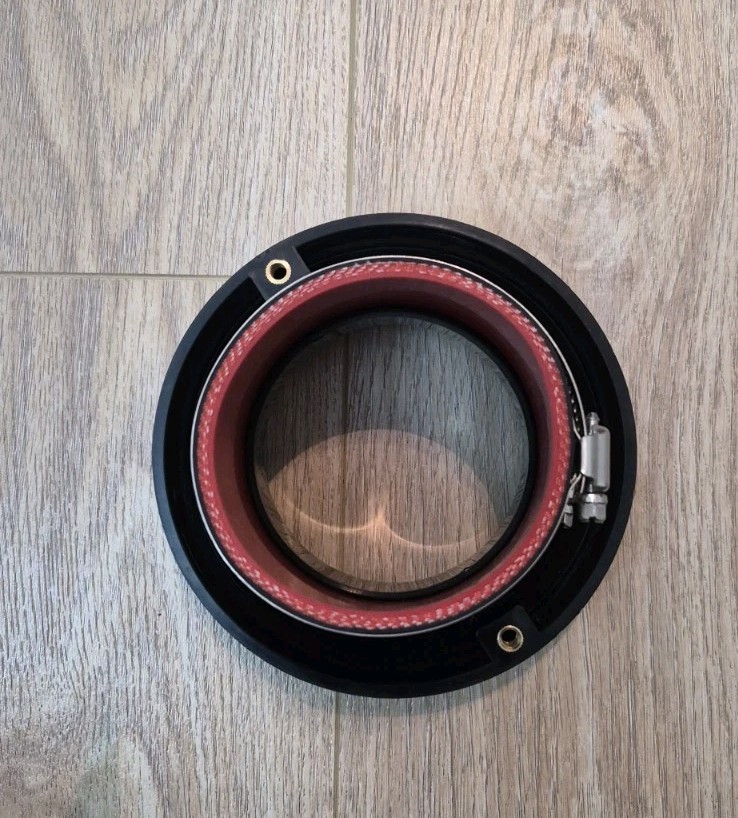 UNIVERSAL 4" 101mm VELOCITY STACK FOR COLD AIR INTAKE OR TURBO WITH COUPLER