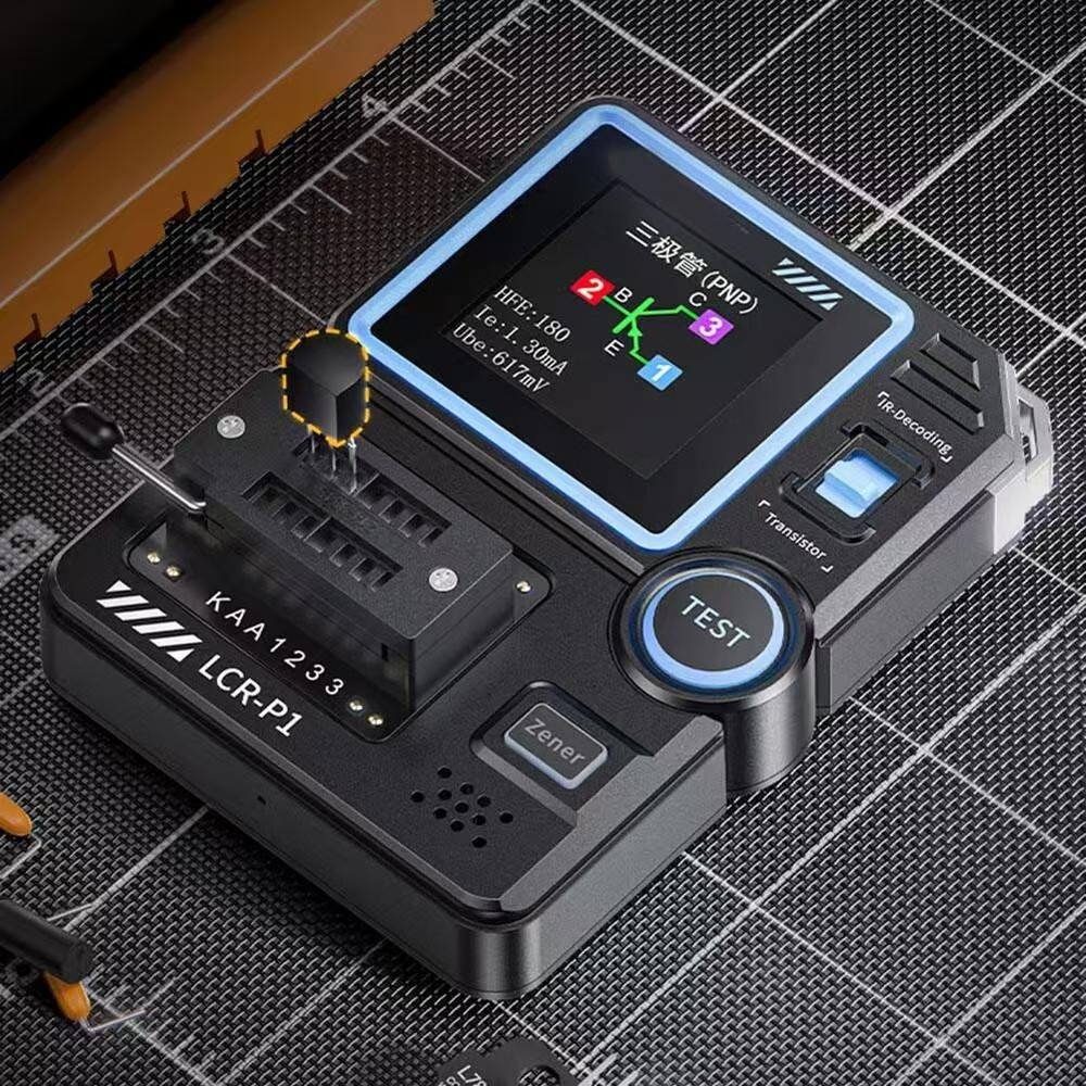 FNIRSI LCR-P1 Transistor Tester Multifunction Diode Triode Capacitance LCR Meter