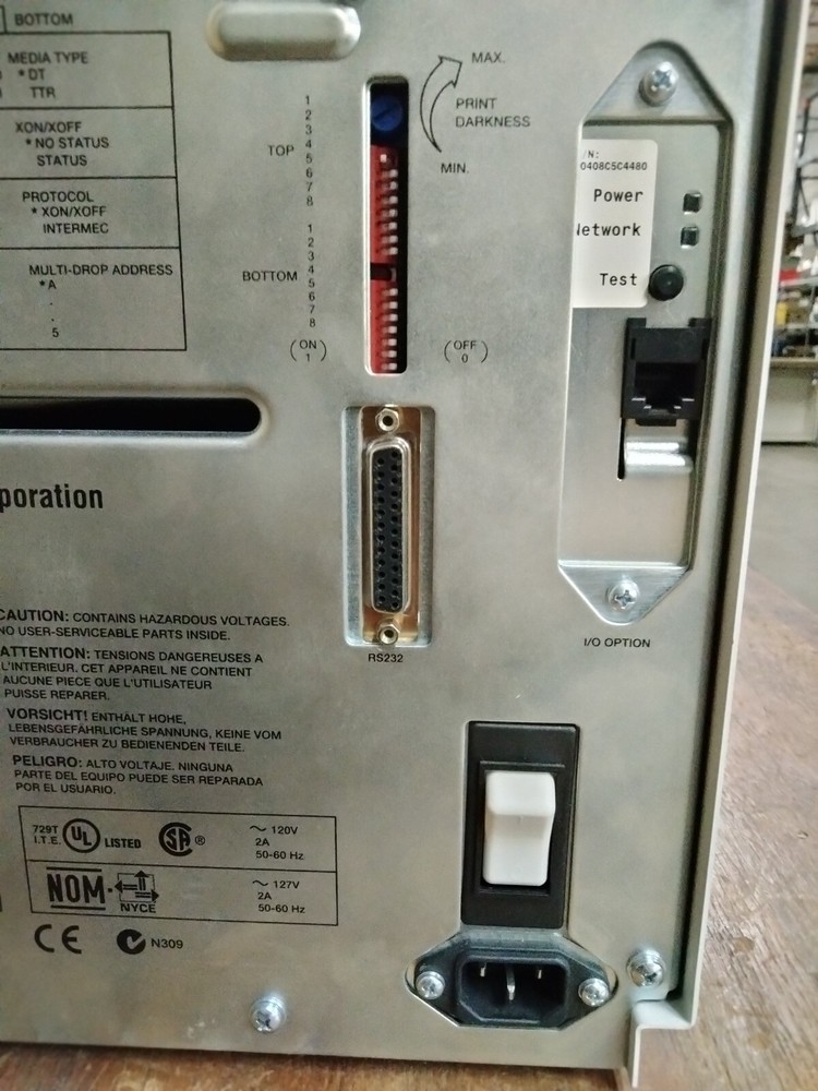 INTERMEC 3400D0410000 DT / TT SERIAL / ETH