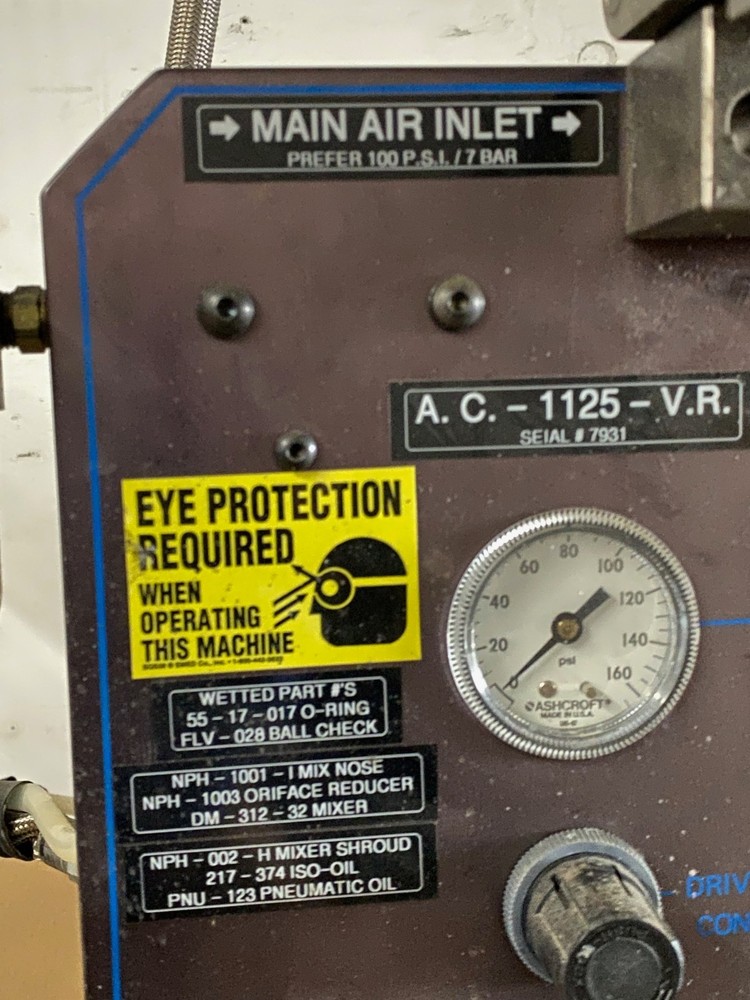 ASHBY-CROSS A.C.-1125-VR VARIABLE RATIO DISPENSING SYSTEM