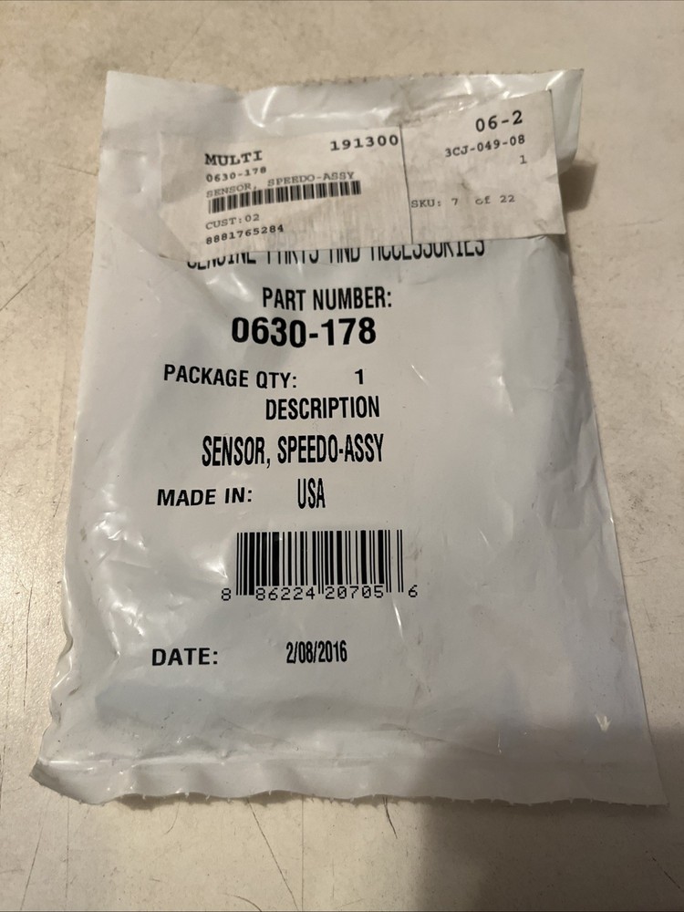 ***Arctic Cat Snowmobile Spedo Sensor Switch  #0630-178