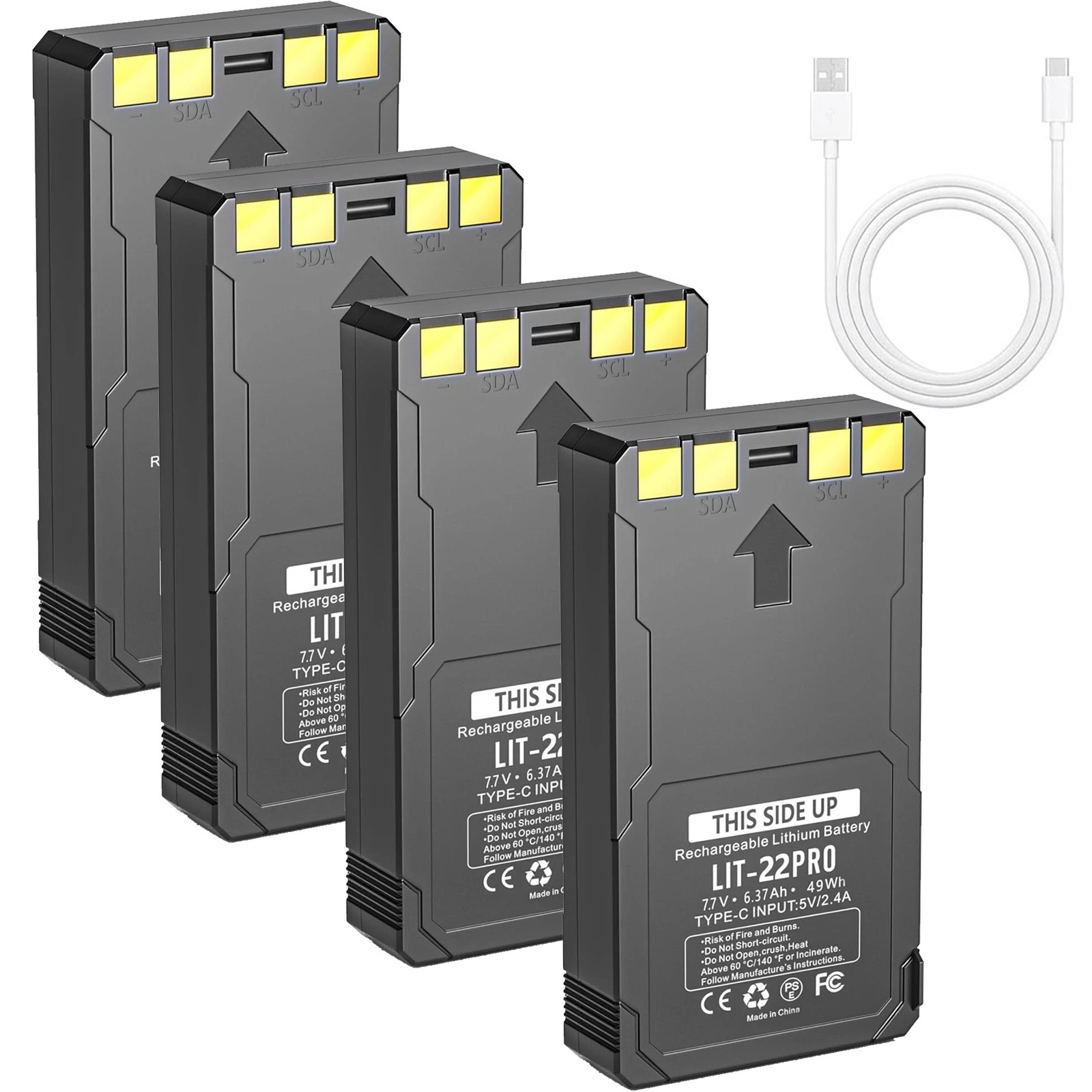 New 6370mAh LIT-22 Battery for SPYPOINT Flex-M Flex-Plus Flex-S Trail Camera