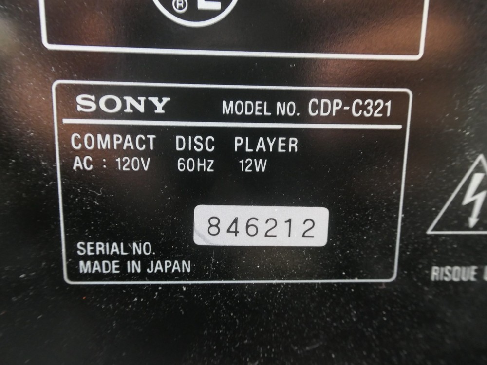 Sony CDP-C321 5 Disc CD Changer Player