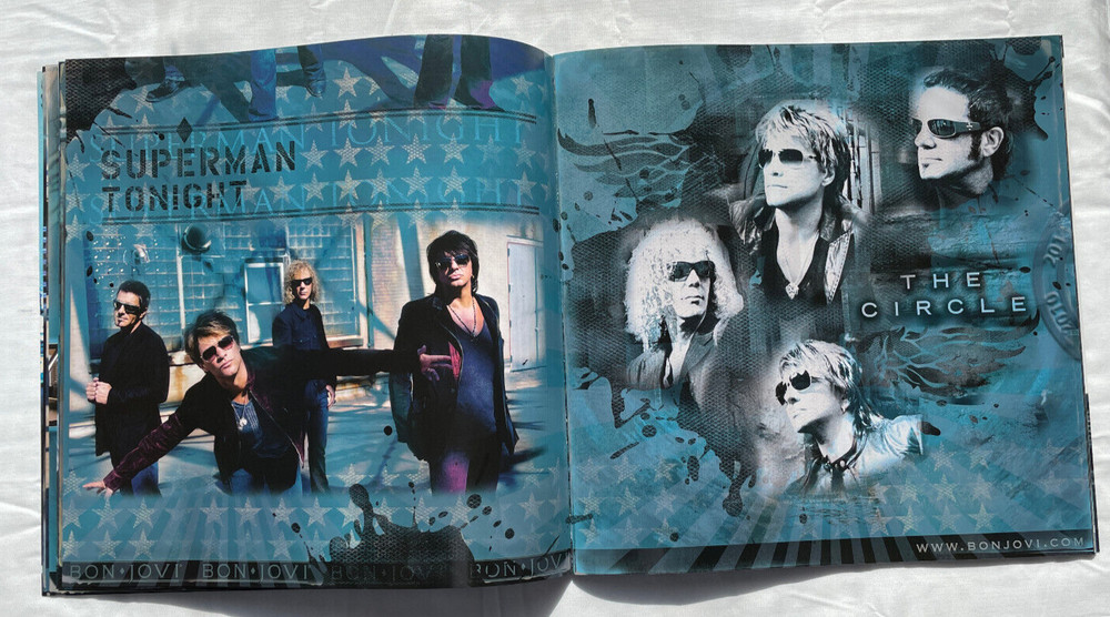 BON JOVI The Circle Tour Program Book 2010-2011