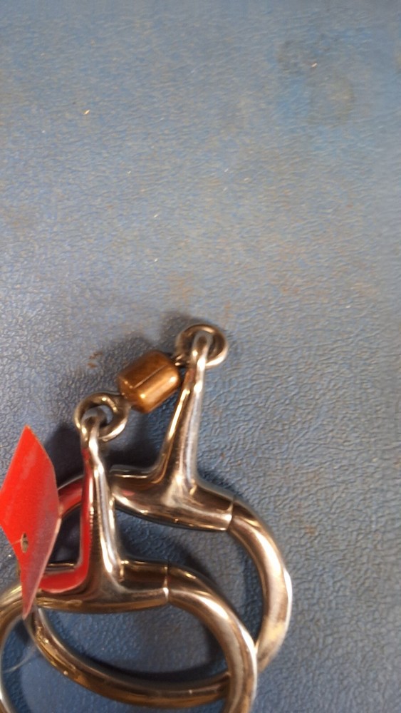 3 Piece Roller Eggbutt Snaffle Bit COPPER ROLLER