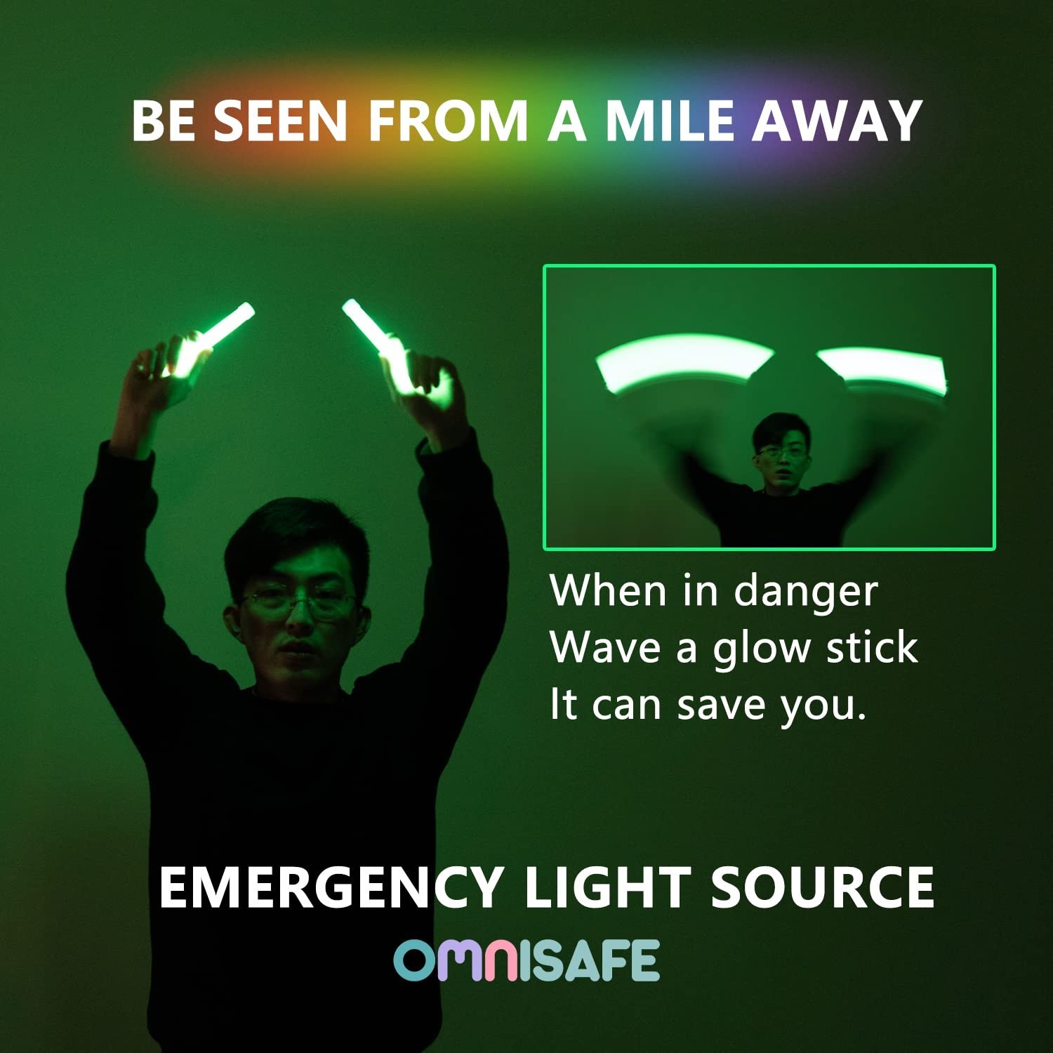 48 Pack 6 Inch Ultra Bright Large Glow Sticks 10 Hr+ Long Lasting Light Sticks