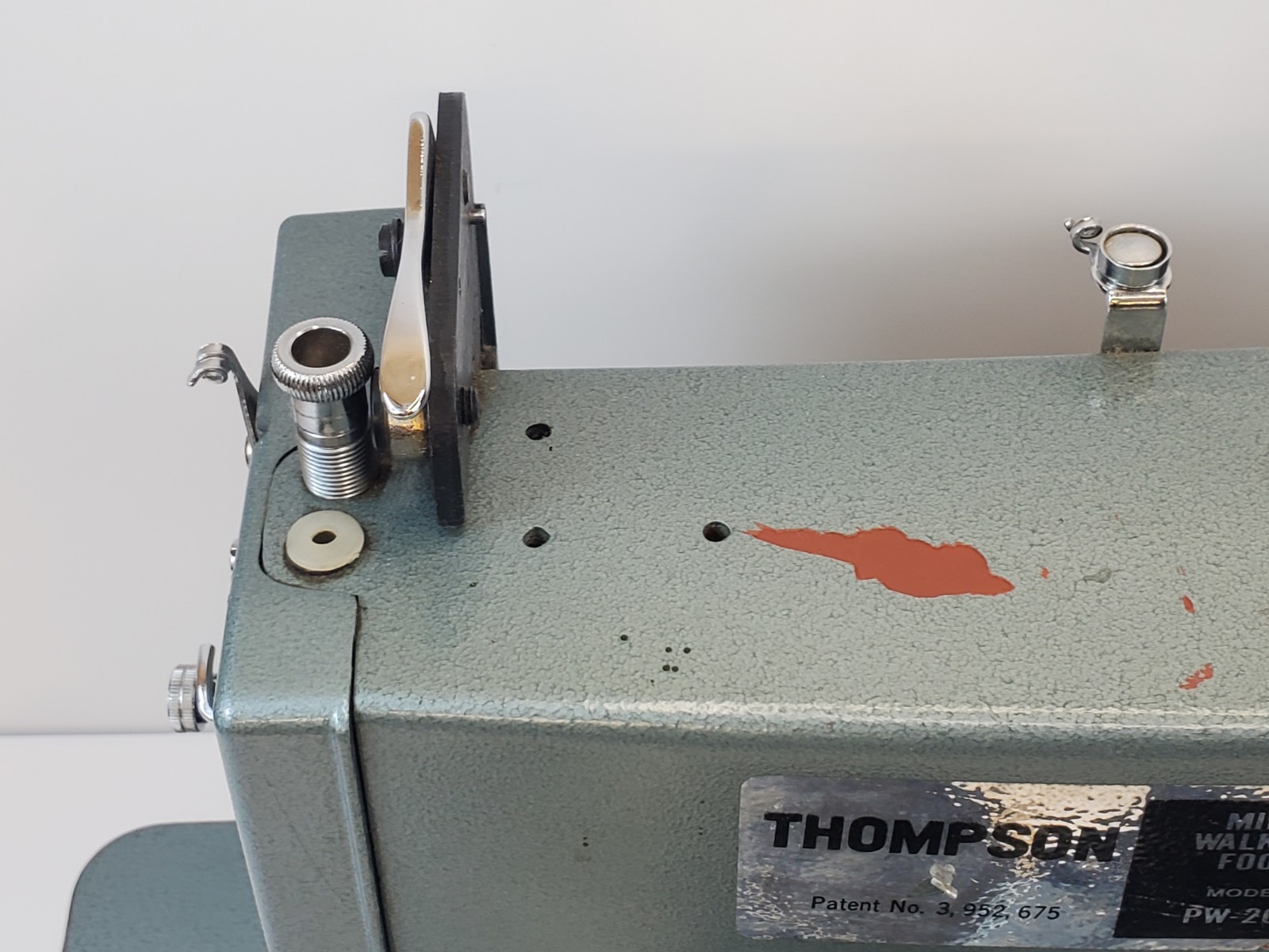Vintage THOMPSON PW-200 Mini Walking Foot Sewing Machine (Please Read)