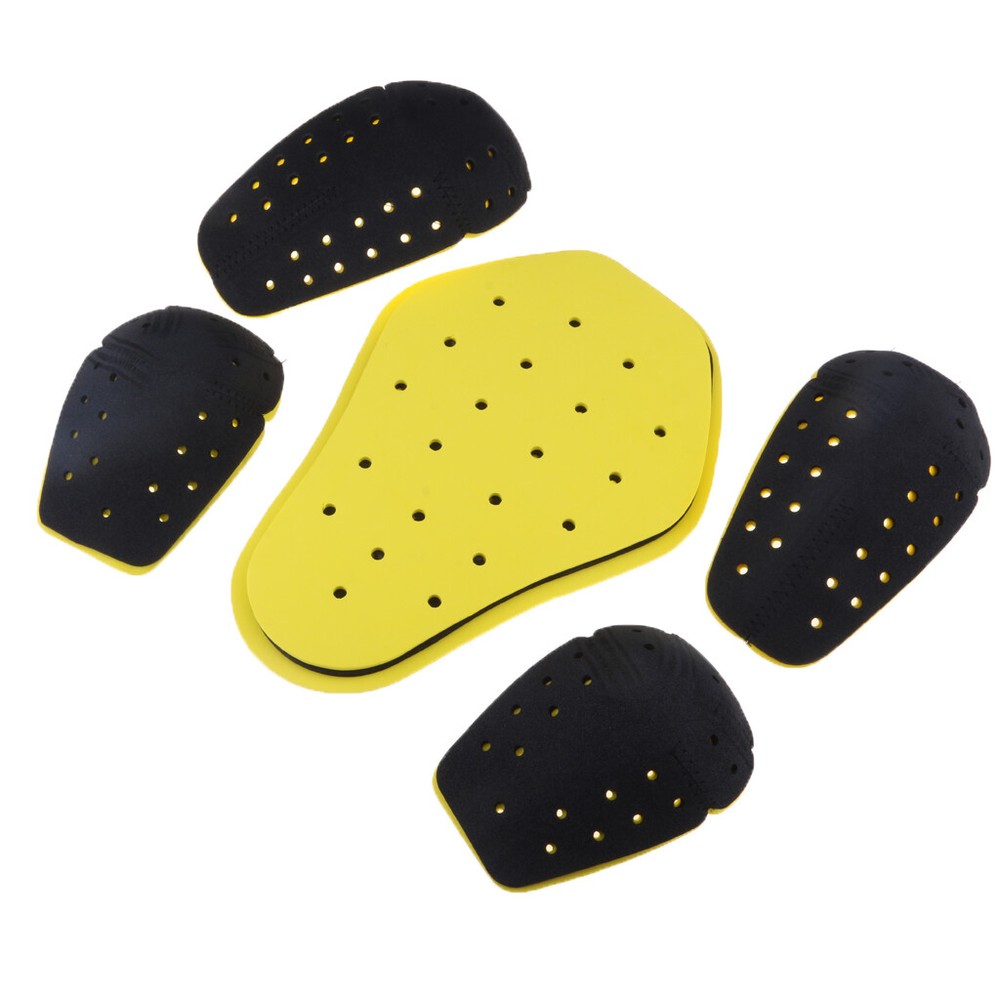 5pcs Motorcycle Elbow/Back/Shoulder Pads Armour Insert