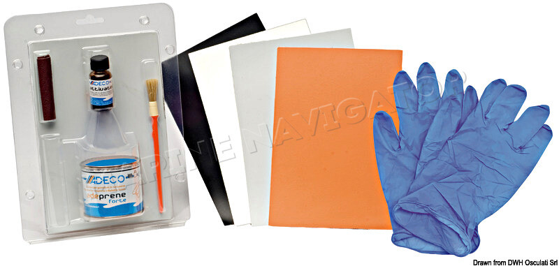 Adeco Inflatable Repair Kit Grey