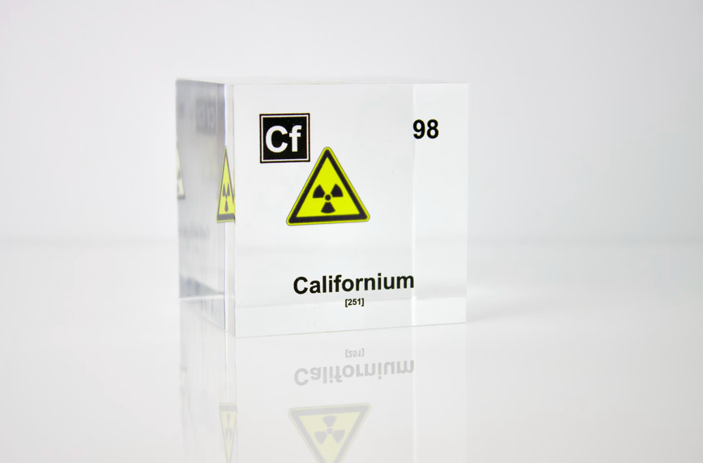 Californium Element Cube