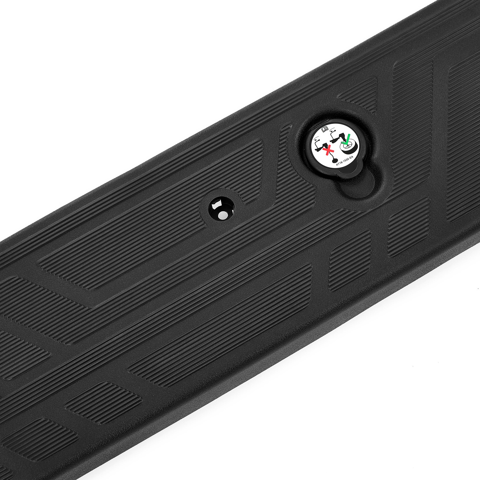 For Ford Transit-150 2015-23 Rear Door Plate Panel Step Bumper Pad Tailgate Trim