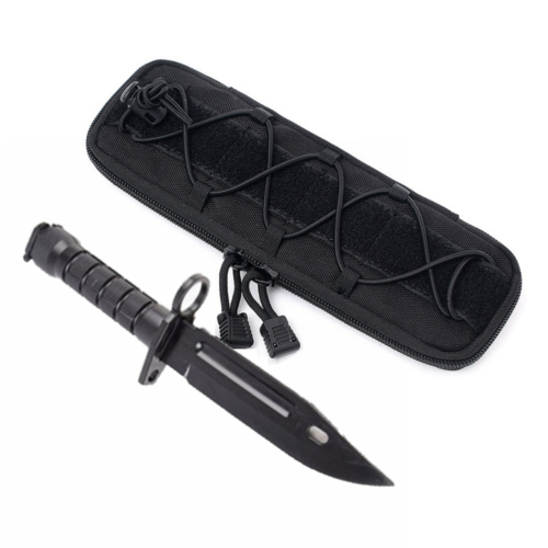 Tactical Knife Sheath Bag Molle Flashlight Holster Pouch Utility Tool Pouch Case