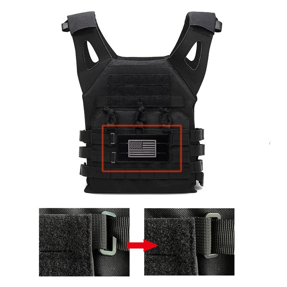 Molle Patch Panel with Laser Cutting Loop, Molle Patch Display Holder for Bac...