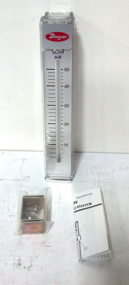 Dwyer RMB-52 5-50 SCFH Rate-Master Variable Area Flowmeter