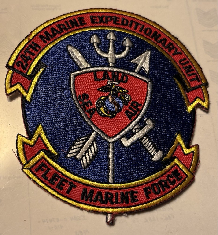 26th Marine Expeditionary Unit (MEU) Fleet Marine Force Patch NEW