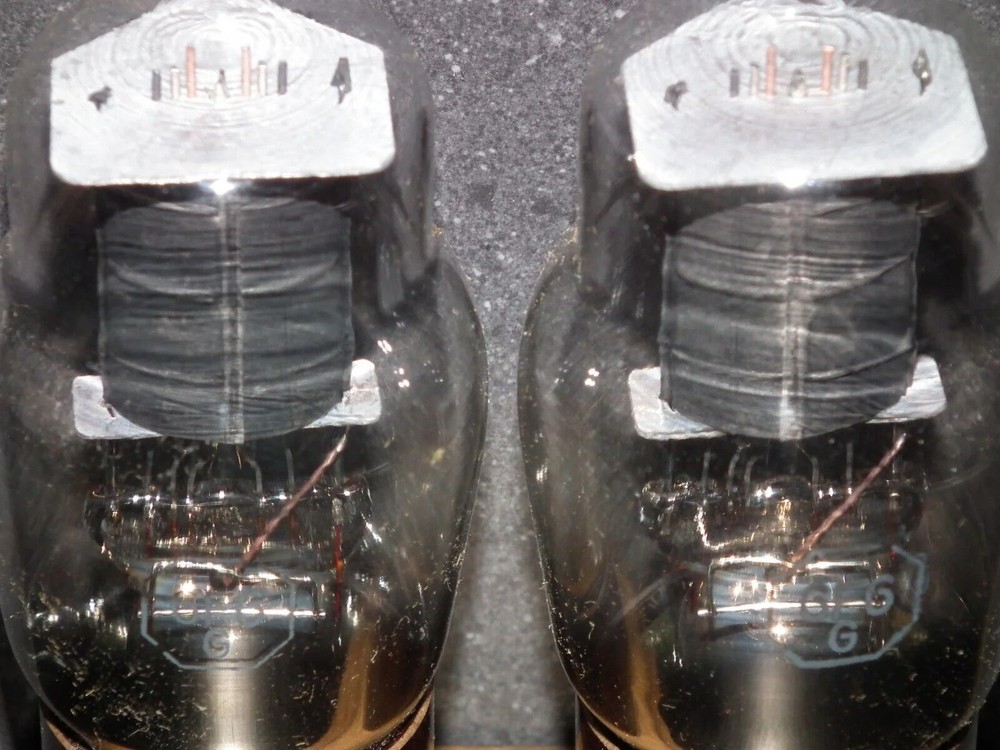 Platinum Matched Pair 6F6G RCA D Getter NOS Master Pack Box (Quads available)