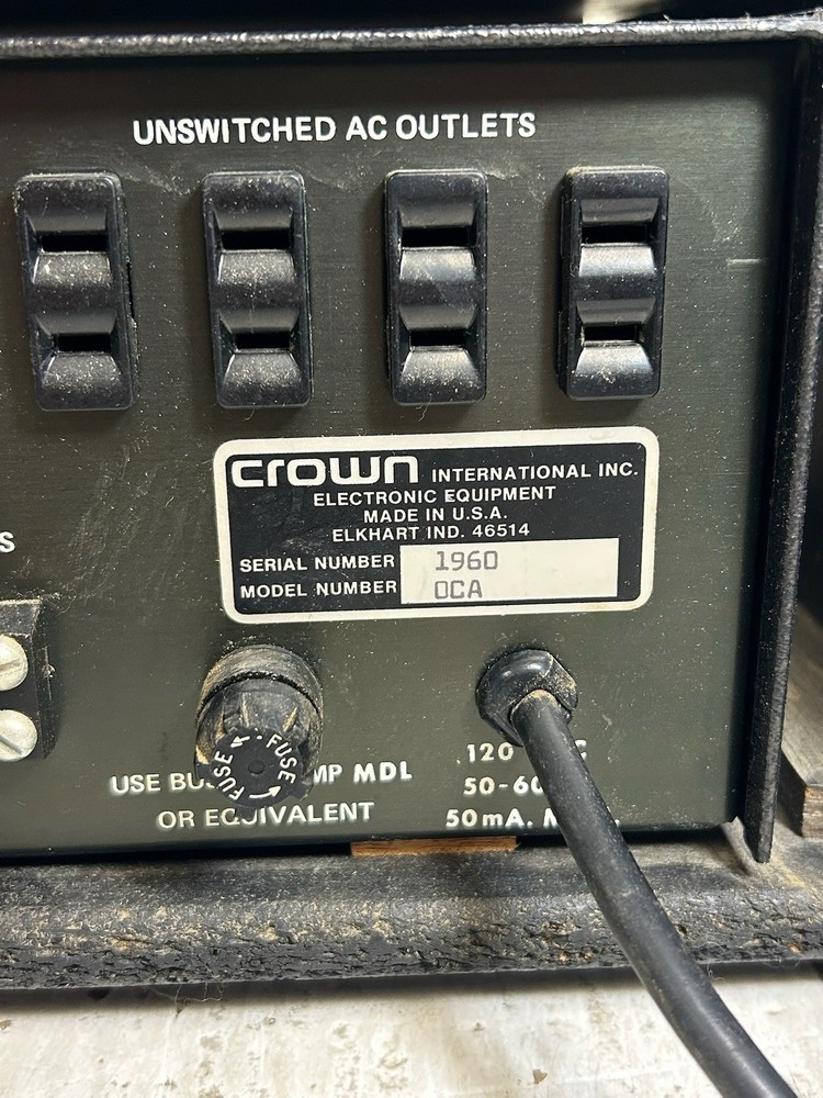 Crown IC 150 Integrated Circuit Stereo Console Preamplifier-VGC Tested