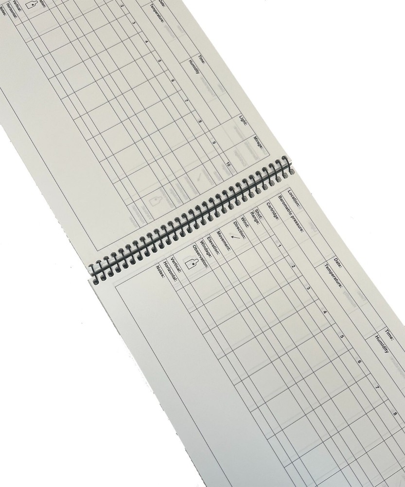 Modestone Snipers Logbook / Data Book Waterproof Notepad - Sniper Sharp Shooter