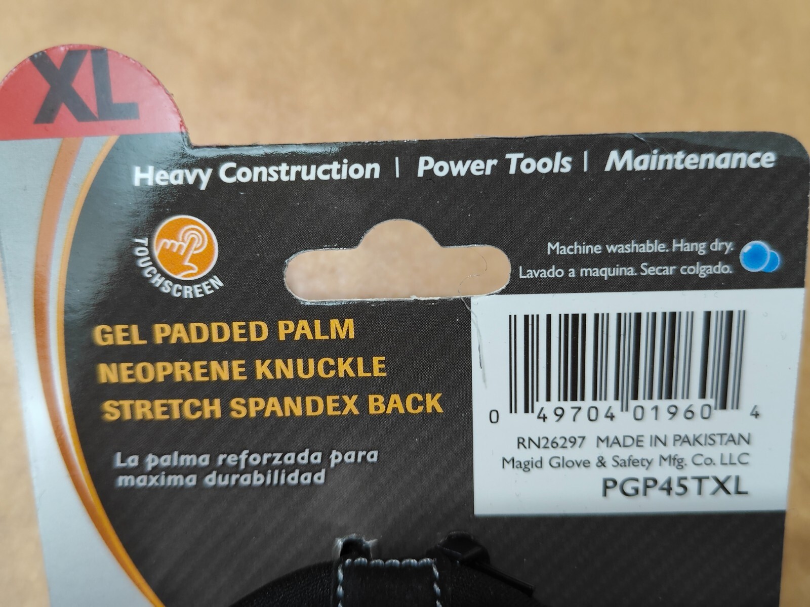 Magid ProGrade Plus Synthetic Leather Palm Heavy Duty Utility Work Glove Men XL