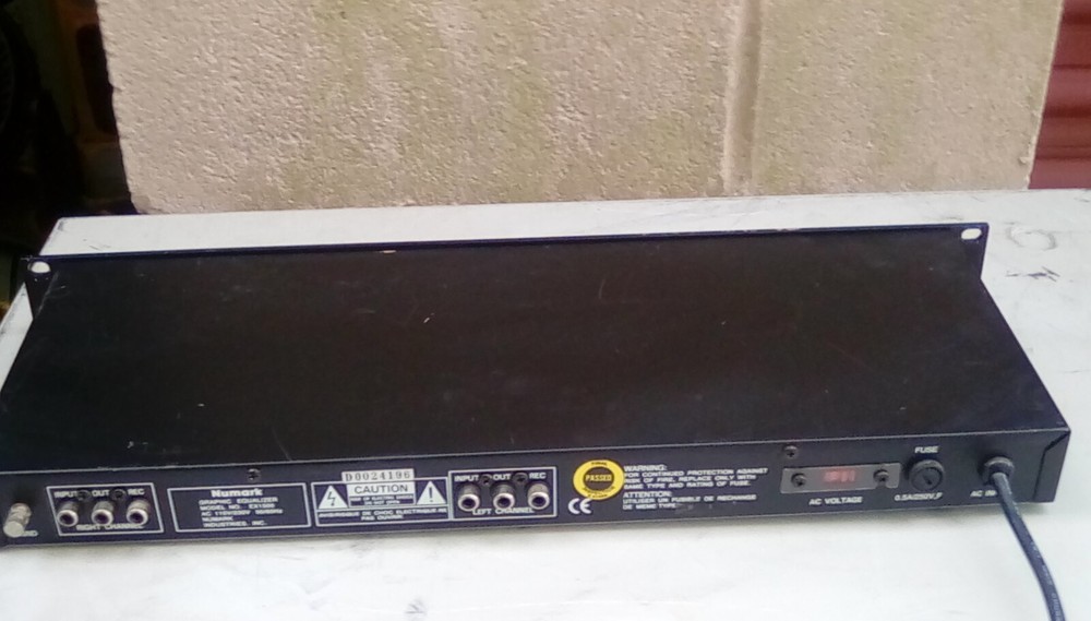Numark Graphic Equalizer EX1500