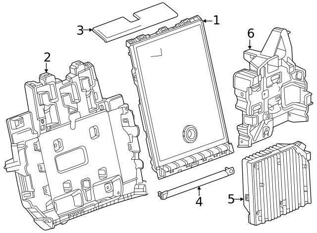 Genuine GM Lower Plate 85517007
