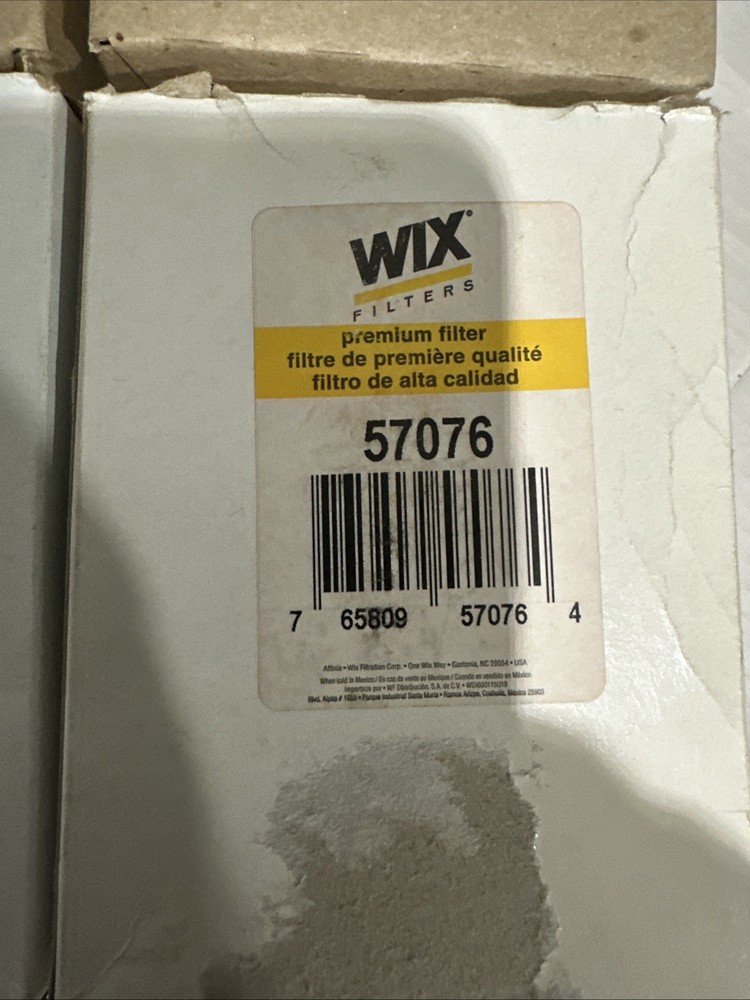 QUANTITY 1 Engine Oil Filter Wix 57076