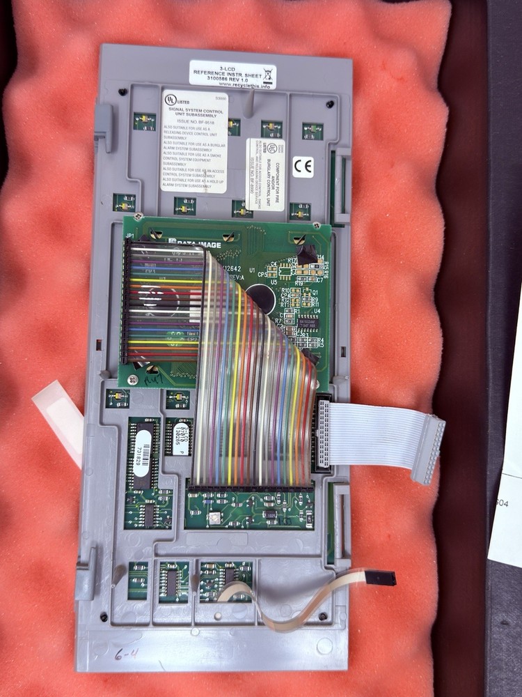 Edwards Systems 3-LCD Main LCD Display Module