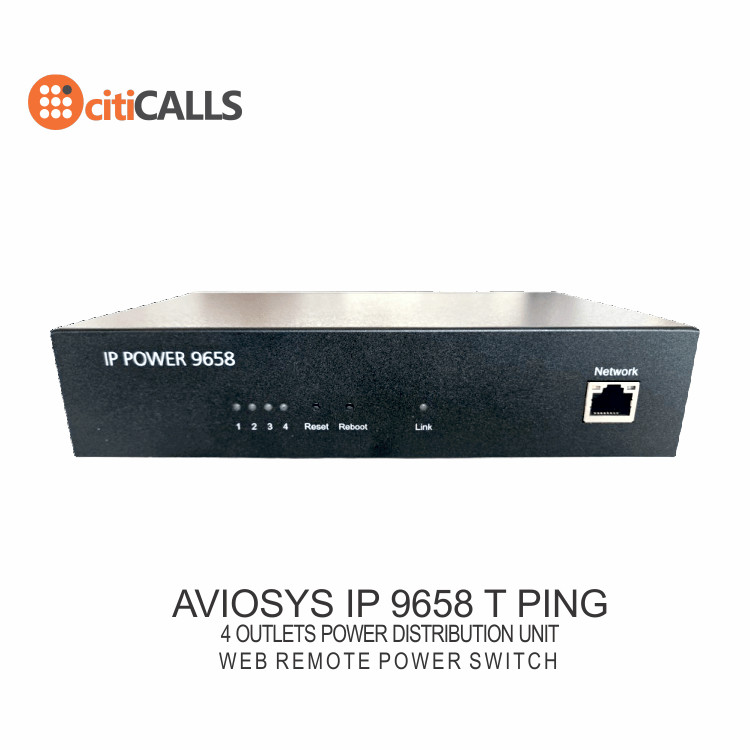 Aviosys IP9658T 9658 4 Port Network AC Web Power Switch Controller PING IP 9258