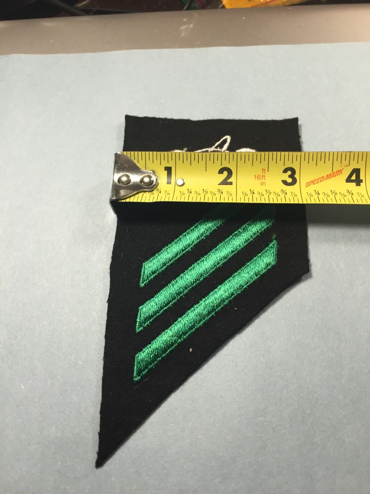 US Navy - Aviation Electronics Tech. E-3 patch on black felt