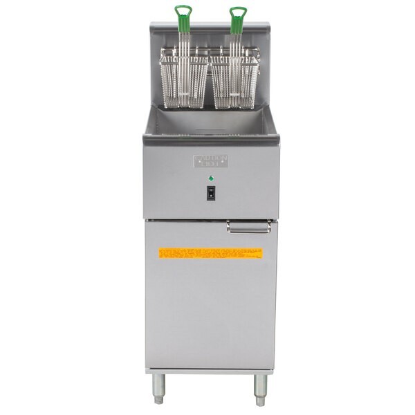 Dean by Frymaster SR114E Super Runner Economy 40 lb. Electric Floor Fryer - 240V