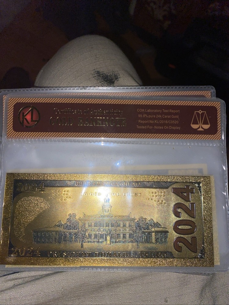 President Trump Gold Notes