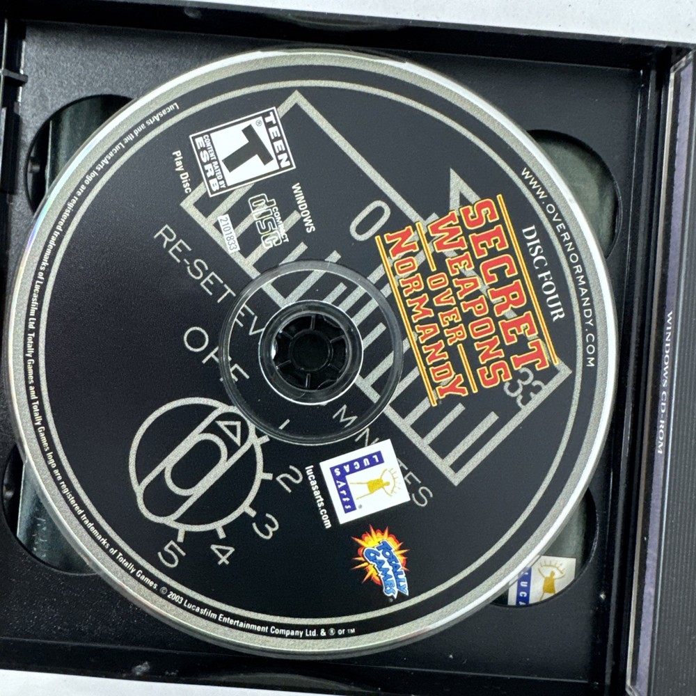 Secret Weapons Over Normandy PC Game. CIB Tested (3)