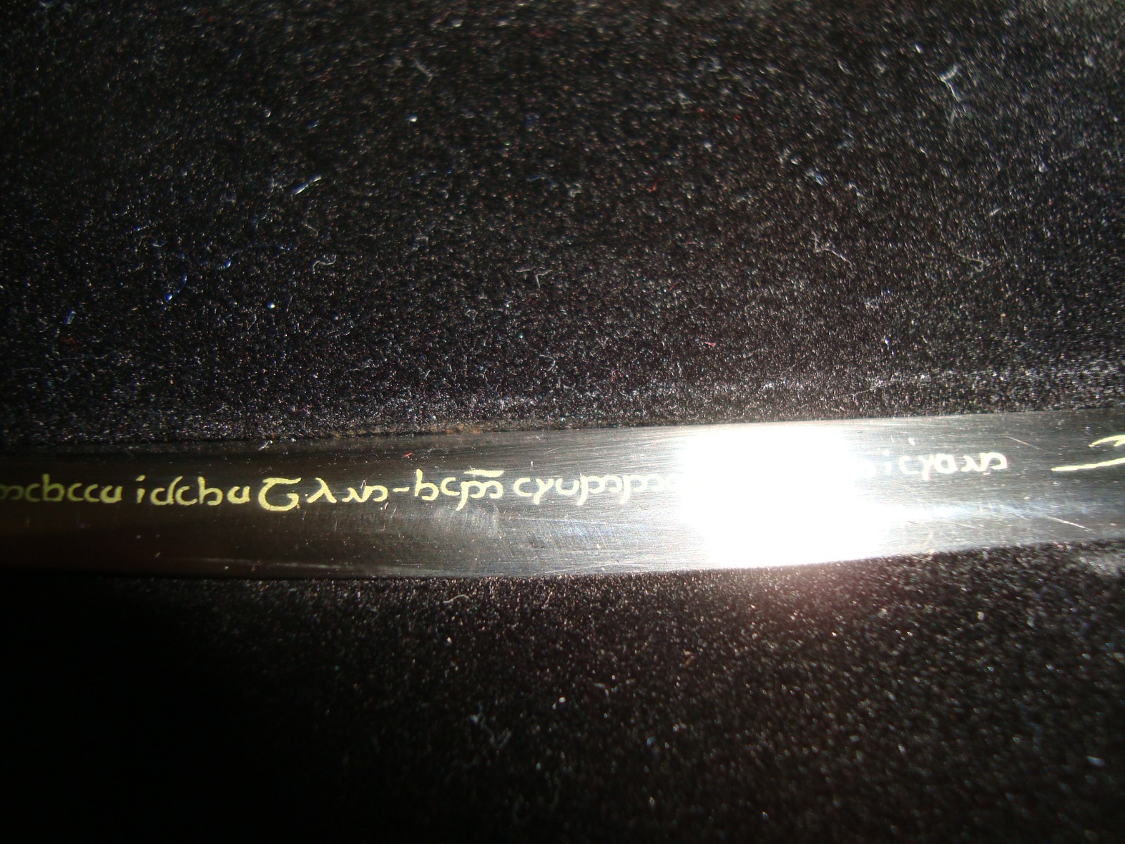 LOTR Lord Of The Rings Sword Replica Hadhafang Letter Opener Wood Case 8.5"