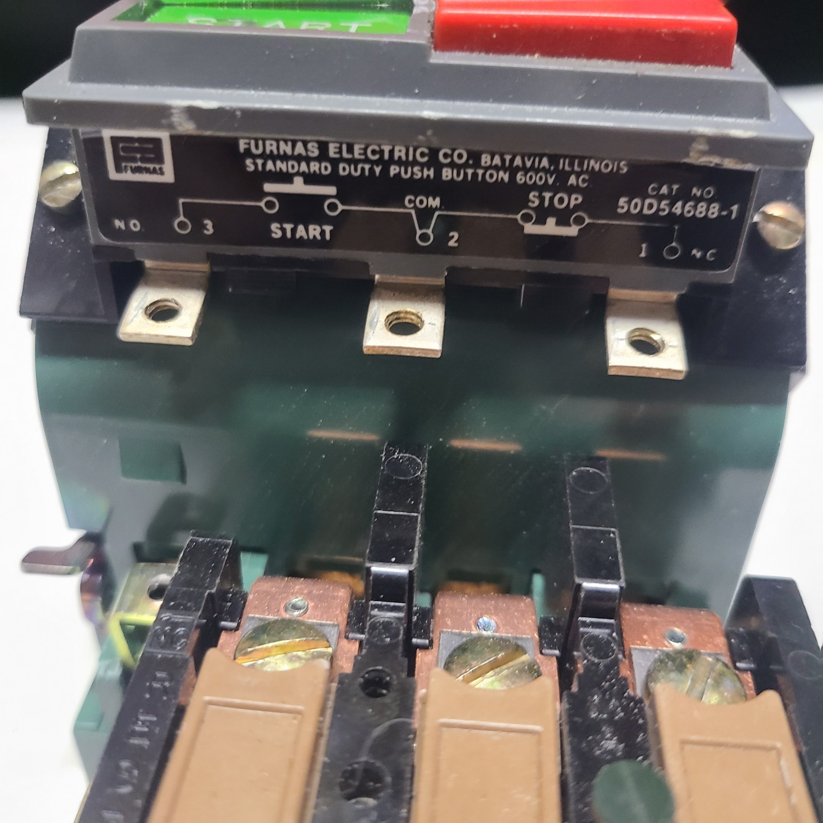 Furnas 14DF33AC81 Motor Starter Size 1, 27A Max, 200-575V rated 3 PH, 7.5-10 H.P