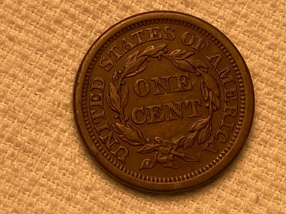 1855 coronet head large cent