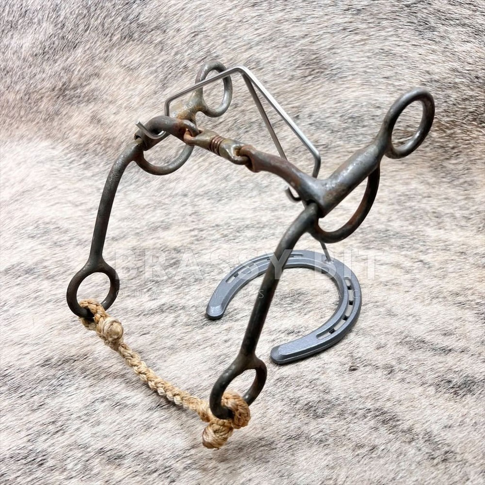 5" Dutton Loomis Curb Bit w/ Dog Bone